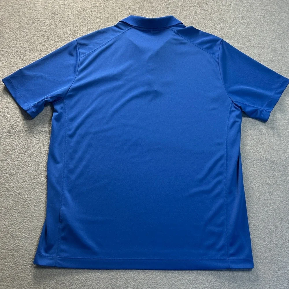 Nike Golf Tour Performance Polo Shirt Mens XL Royal Blue Dri-FIT Performance